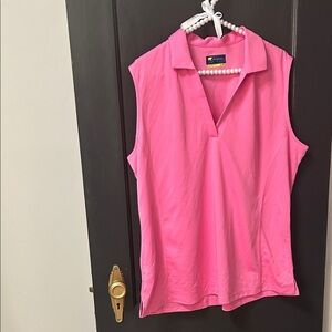 Jack Snicklaus Pink Sleeveless Top